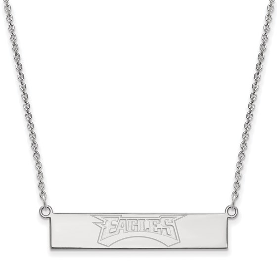 Sterling Silver Philadelphia Eagles Small Bar Necklace Sterling Silver Philadelphia Eagles Small Bar Necklace